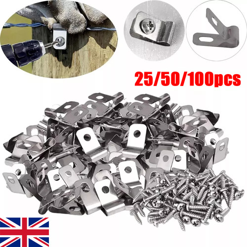 Wire fence clips - wire,