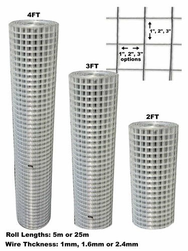 Galvanised welded wire mesh - welded,