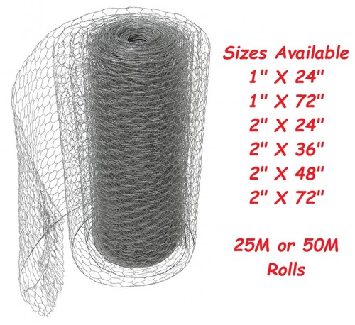 Galvanised chicken wire mesh - wire,