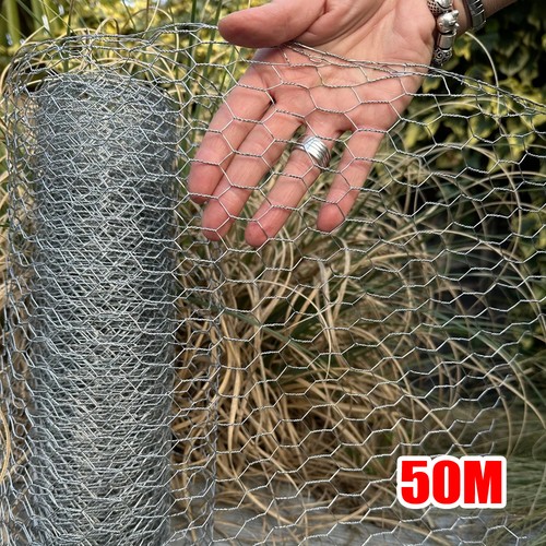 50m wire galvanised metal - galvanised, mesh