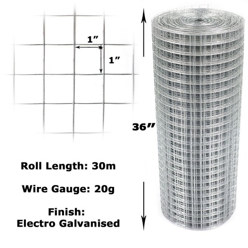 Welded wire mesh - welded,
