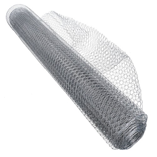 Galvanised wire chicken mesh - galvanised,