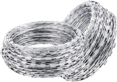 Galvanized razor wire - galvanized,
