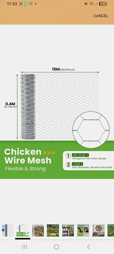 Chicken wire hexagonal mesh - hexagonal,
