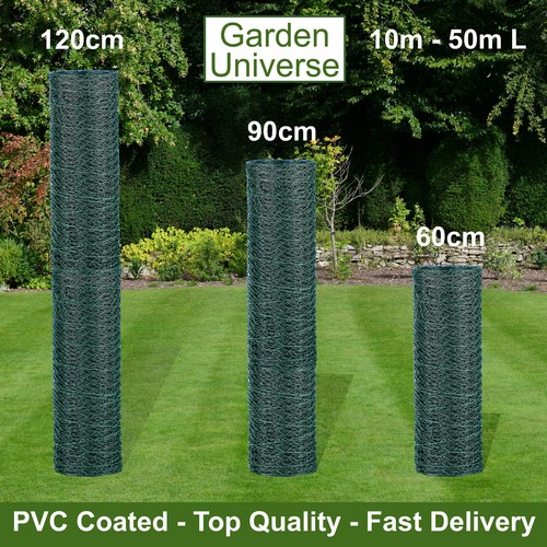 Chicken wire pvc - pvc, green